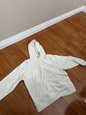 H&M Plain White Pullover Hoodie
